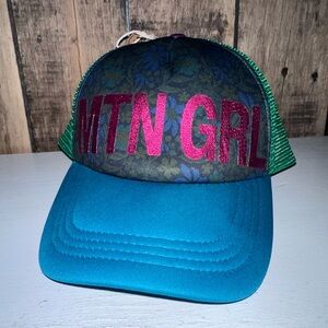 NEW Natural Life Colorful MTN GRL Trucker Hat Mountain Girl